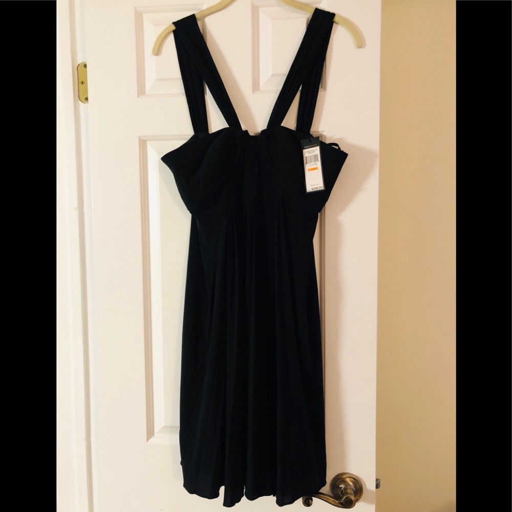 BCBG/MaxAzria Black Jersey Cocktail Dress